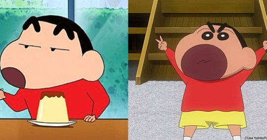 드디어 정면에서 포착된 짱구 웃는 모습 | 인스티즈