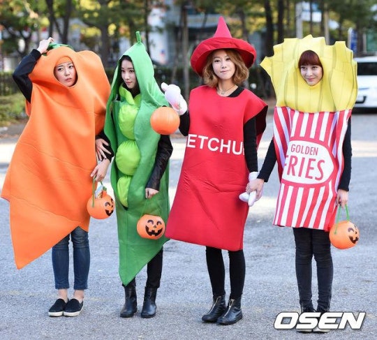 [오!쎈포토] 출근길 펼쳐진 아이돌의 미니 할로윈 파티 | 인스티즈