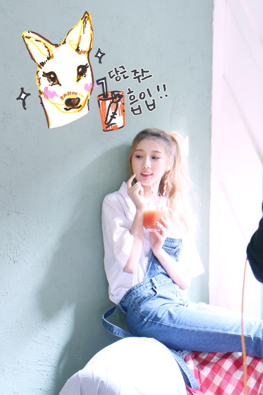 [스타캐스트] 러블리즈가 손그림으로 전하는 사랑 가득한 메시지♥ 2017년은 러블리즈가 책임진다! | 인스티즈