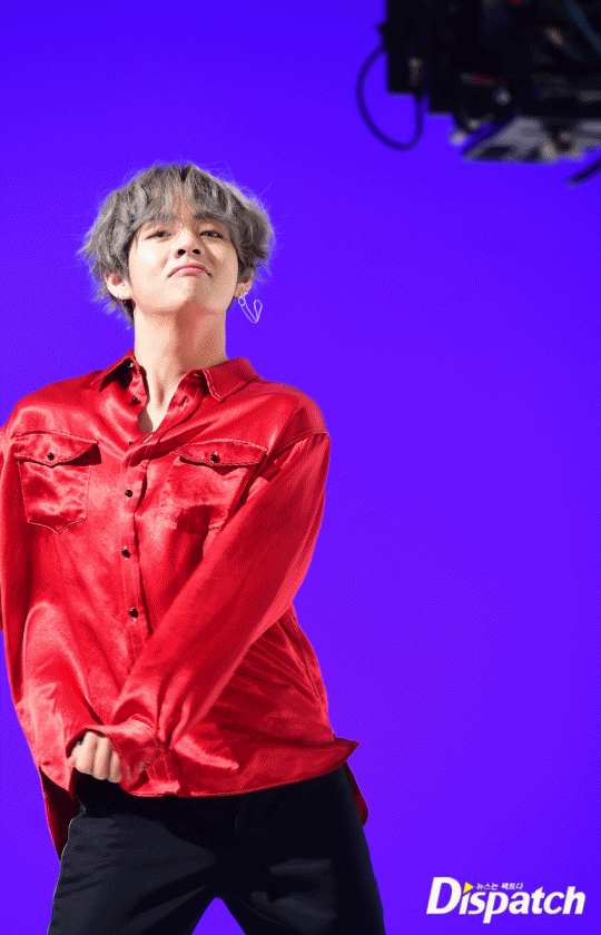 171002 dispatch behind the scenes of dna mv filming in multi gif form bangtan