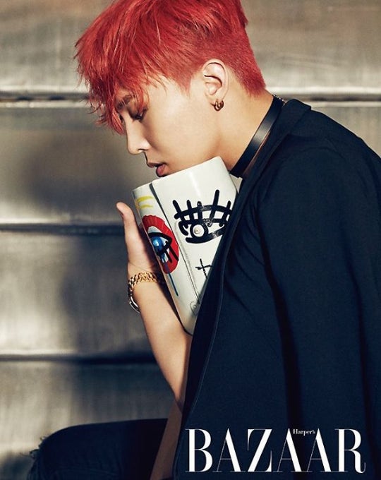 【bigbang gd】【杂志】《 bazaar 》2015年7月号 1#官图2p 2#高扫7p